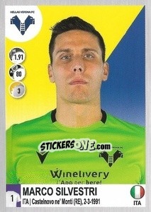 Figurina Marco Silvestri - Calciatori 2020-2021 - Panini