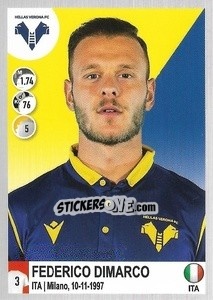 Cromo Federico Dimarco - Calciatori 2020-2021 - Panini