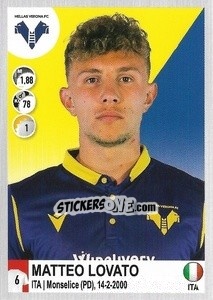 Figurina Matteo Lovato - Calciatori 2020-2021 - Panini