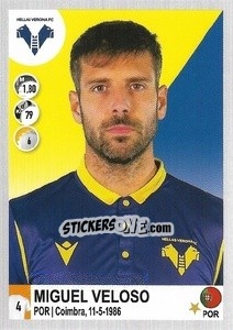 Cromo Miguel Veloso - Calciatori 2020-2021 - Panini