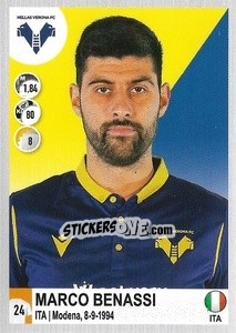 Figurina Marco Benassi - Calciatori 2020-2021 - Panini