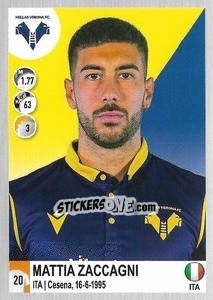 Sticker Mattia Zaccagni - Calciatori 2020-2021 - Panini