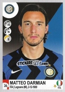 Sticker Matteo Darmian - Calciatori 2020-2021 - Panini