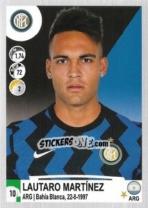 Sticker Lautaro Martínez - Calciatori 2020-2021 n. 265 - Panini