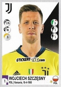 Figurina Wojciech Szczęsny - Calciatori 2020-2021 - Panini