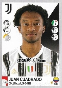 Cromo Juan Cuadrado - Calciatori 2020-2021 - Panini