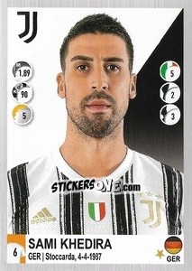 Sticker Sami Khedira - Calciatori 2020-2021 n. 280 - Panini