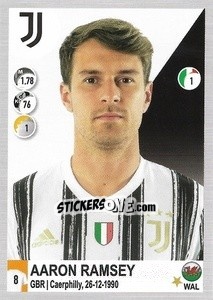Sticker Aaron Ramsey - Calciatori 2020-2021 - Panini
