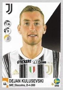 Cromo Dejan Kulusevski - Calciatori 2020-2021 - Panini