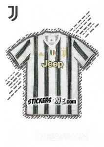 Figurina Juventus (Maglia Home) - Calciatori 2020-2021 - Panini