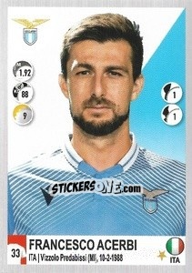 Cromo Francesco Acerbi - Calciatori 2020-2021 - Panini