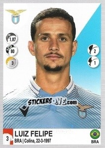 Figurina Luiz Felipe - Calciatori 2020-2021 - Panini