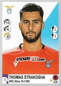 Sticker Thomas Strakosha - Calciatori 2020-2021 - Panini