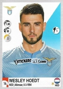 Figurina Wesley Hoedt - Calciatori 2020-2021 - Panini