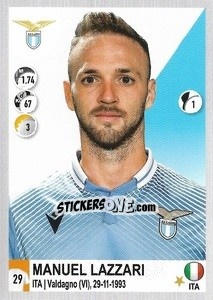Sticker Manuel Lazzari - Calciatori 2020-2021 - Panini