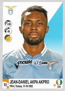 Cromo Jean-Daniel Akpa-Akpro - Calciatori 2020-2021 - Panini