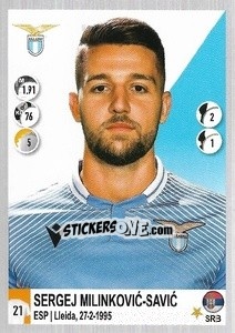 Sticker Sergej Milinkovic-Savic - Calciatori 2020-2021 n. 311 - Panini
