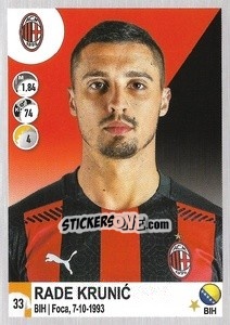 Sticker Rade Krunic