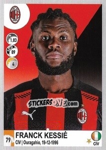 Sticker Franck Kessié - Calciatori 2020-2021 n. 333 - Panini