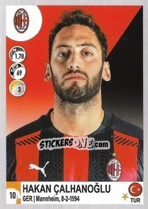 Cromo Hakan Çalhanoğlu - Calciatori 2020-2021 - Panini