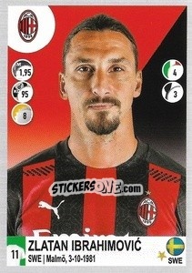 Sticker Zlatan Ibrahimovic - Calciatori 2020-2021 - Panini