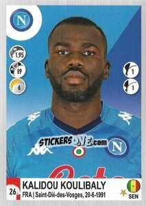 Cromo Kalidou Koulibaly - Calciatori 2020-2021 - Panini