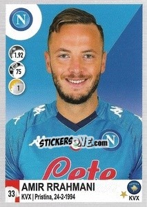 Cromo Amir Rrahmani - Calciatori 2020-2021 - Panini