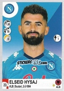 Sticker Elseid Hysaj - Calciatori 2020-2021 - Panini