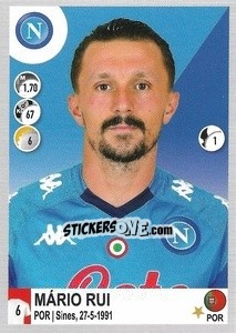 Sticker Mário Rui - Calciatori 2020-2021 - Panini