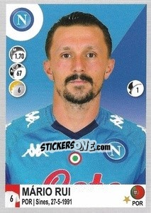 Cromo Mário Rui - Calciatori 2020-2021 - Panini