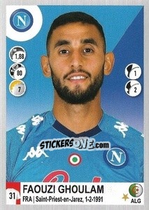 Sticker Faouzi Ghoulam - Calciatori 2020-2021 - Panini