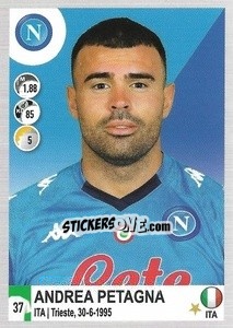 Cromo Andrea Petagna - Calciatori 2020-2021 - Panini