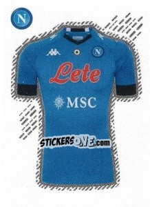 Sticker Napoli (Maglia Home) - Calciatori 2020-2021 - Panini