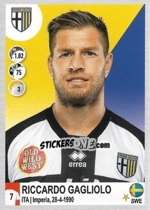 Cromo Riccardo Gagliolo - Calciatori 2020-2021 - Panini