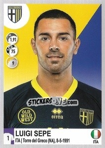 Cromo Luigi Sepe - Calciatori 2020-2021 - Panini