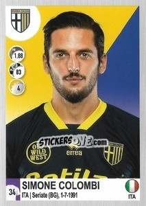 Figurina Simone Colombi - Calciatori 2020-2021 - Panini