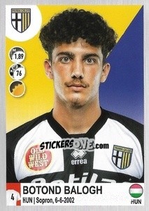 Figurina Botond Balogh - Calciatori 2020-2021 - Panini