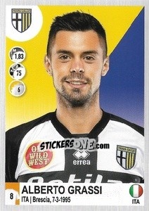 Figurina Alberto Grassi - Calciatori 2020-2021 - Panini