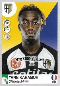 Figurina Yann Karamoh - Calciatori 2020-2021 - Panini