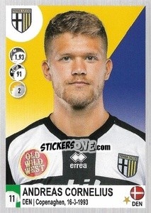 Figurina Andreas Cornelius - Calciatori 2020-2021 - Panini