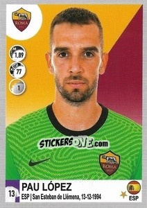 Sticker Pau López - Calciatori 2020-2021 - Panini