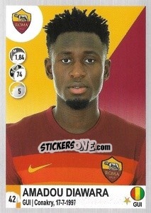 Sticker Amadou Diawara - Calciatori 2020-2021 - Panini