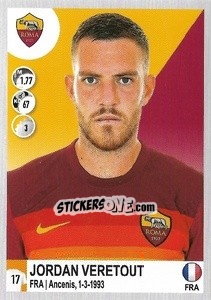 Cromo Jordan Veretout - Calciatori 2020-2021 - Panini