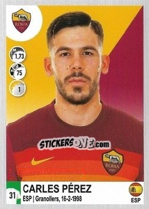 Sticker Carles Pérez - Calciatori 2020-2021 - Panini