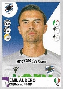 Sticker Emil Audero - Calciatori 2020-2021 - Panini