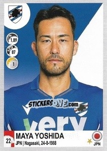 Figurina Maya Yoshida - Calciatori 2020-2021 - Panini