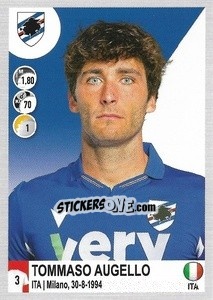 Figurina Tommaso Augello - Calciatori 2020-2021 - Panini