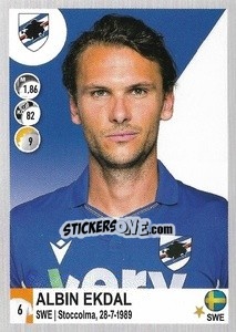 Figurina Albin Ekdal - Calciatori 2020-2021 - Panini