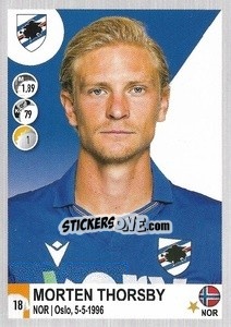 Sticker Morten Thorsby - Calciatori 2020-2021 - Panini