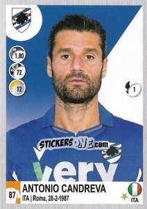 Figurina Antonio Candreva - Calciatori 2020-2021 - Panini